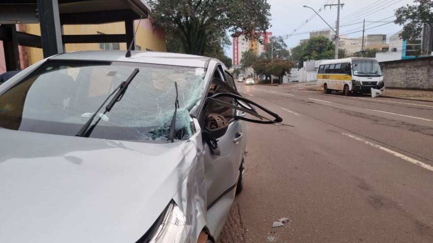 Mais um acidente é registrado no cruzamento da Ruas Rio Grande do Sul e Uruguai