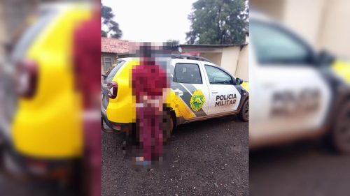 Tentativa de assalto em distribuidora de bebidas termina com prisão em Quedas do Iguaçu Imagem referente a Tentativa de assalto em distribuidora de bebidas termina com prisão em Quedas do Iguaçu