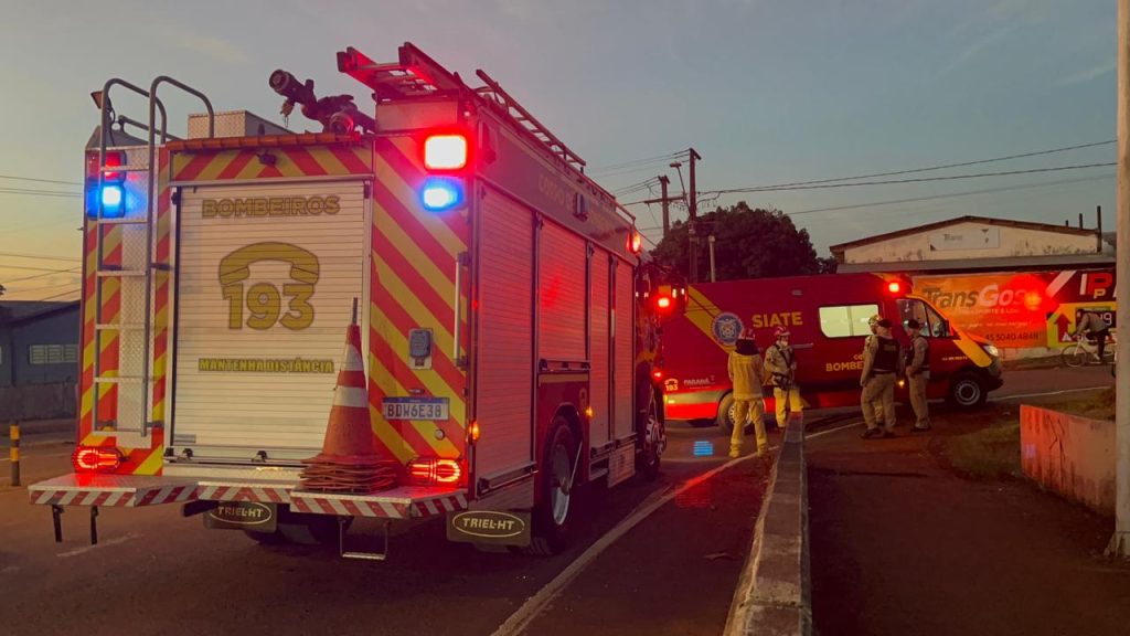 Homem é encaminhado à UPA após ameaça de se jogar de viaduto em Cascavel