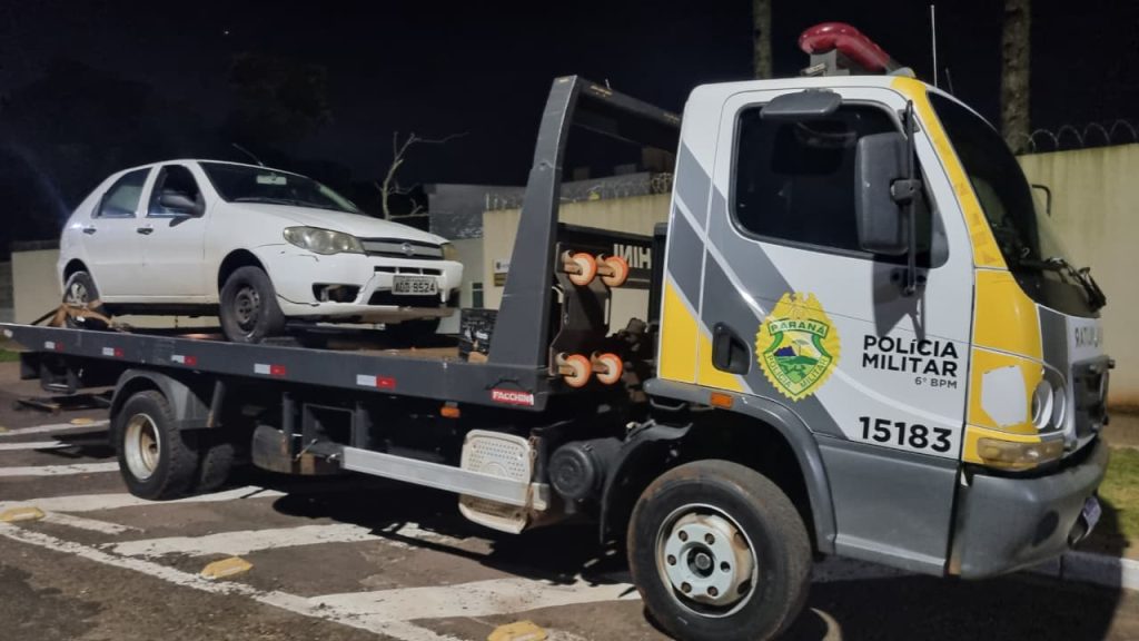 Polícia Militar recupera veículo furtado durante patrulhamento em Cascavel