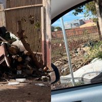 Imagem referente a Moradores denunciam acúmulo de lixo em calçada no Bairro Coqueiral