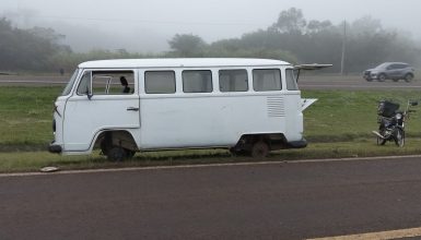 Imagem referente a Motor quebra e supostamente ‘salva’ proprietário de Kombi