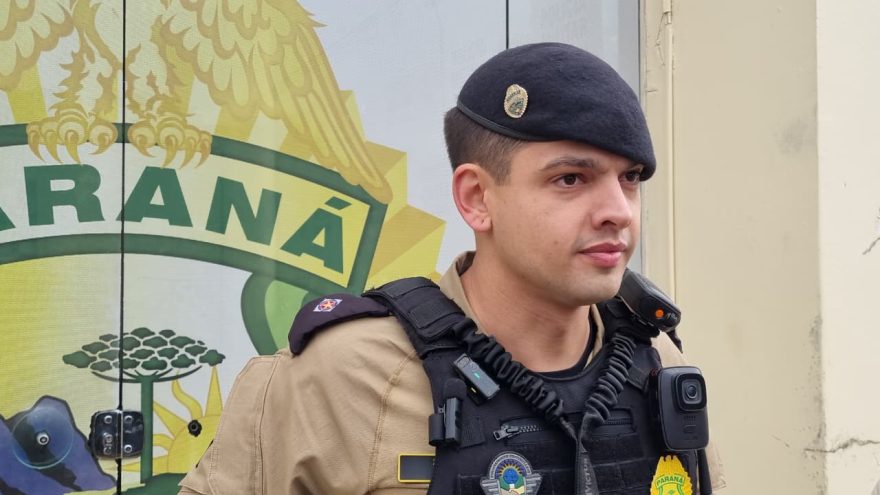 “Não chegou a efetivamente mostrar uma arma de fogo ou uma faca”, afirma PM sobre assalto em Cascavel