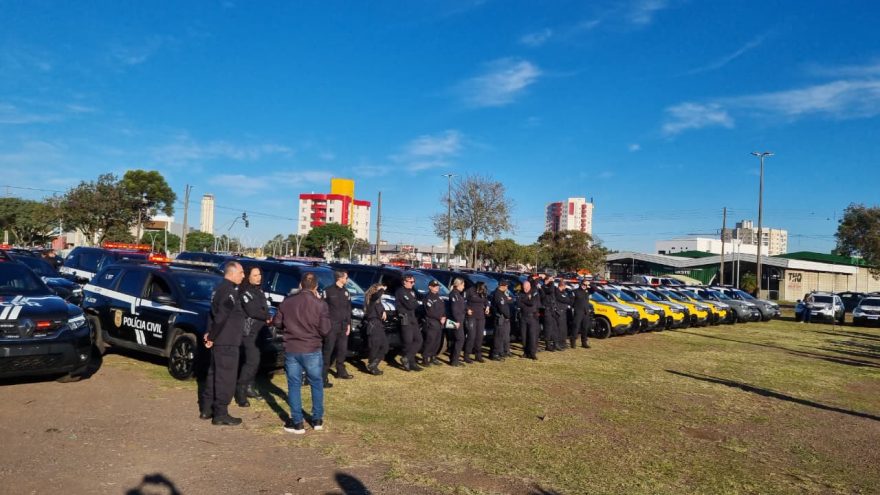 Governo entrega novas viaturas e equipamentos para reforçar segurança em Cascavel e região Oeste