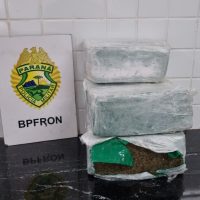 Imagem referente a Jovem de 18 anos é preso com 15 kg de maconha em ônibus na BR-277