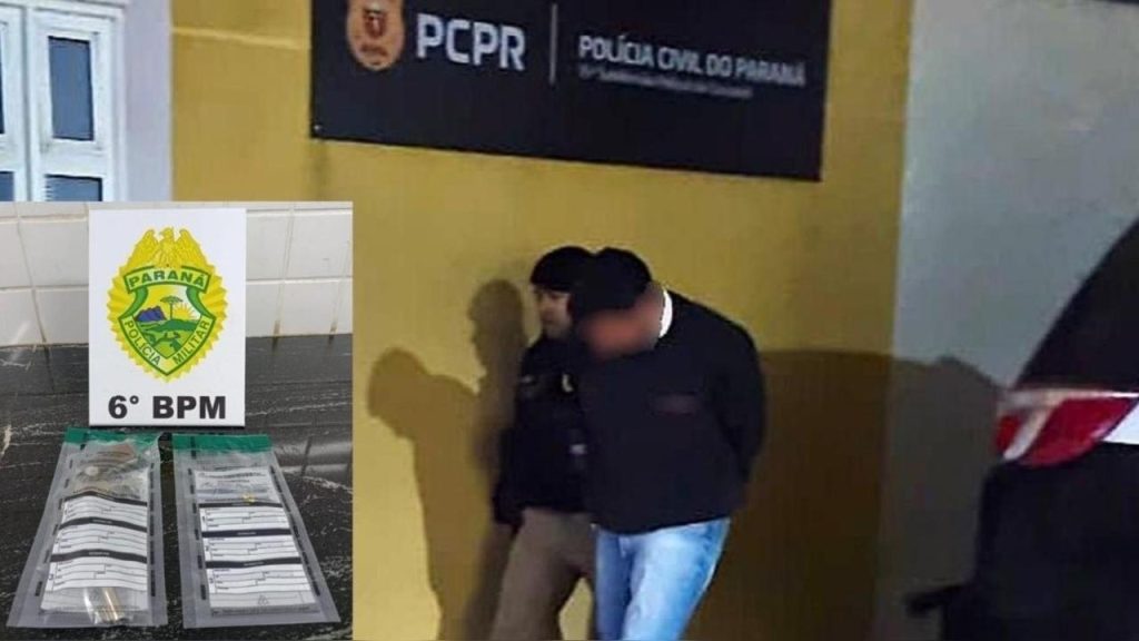 Homem é preso após efetuar disparos para o alto no Bairro Santa Felicidade em Cascavel