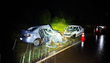 Imagem referente a Três morrem e vítimas graves são levadas ao HUOP após acidente na PR-473