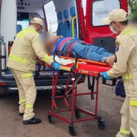 Imagem referente a Homem de 52 anos quebra o punho ao sofrer queda de escada no Esmeralda