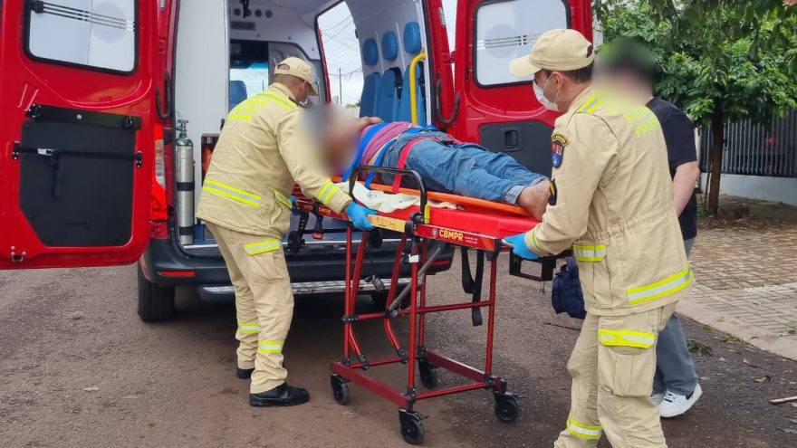 Homem de 52 anos quebra o punho ao sofrer queda de escada no Esmeralda