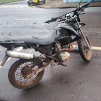 Imagem referente a Motocicleta com diversas irregularidades é apreendida pelo PPTran em Cascavel