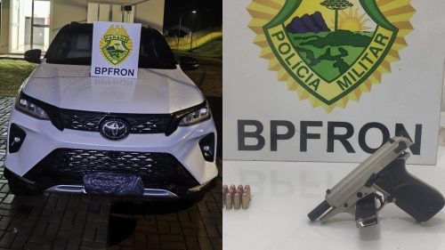 BPFRON prende homem com pistola e munições durante operação