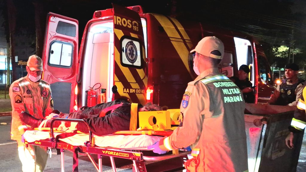 Ocorrência inicialmente tratada como esfaqueamento mobiliza Bombeiros no Centro