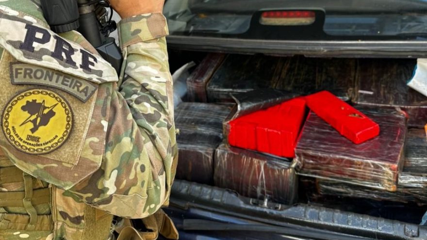 PRF apreende drogas após acompanhamento tático na BR-467 em Cascavel