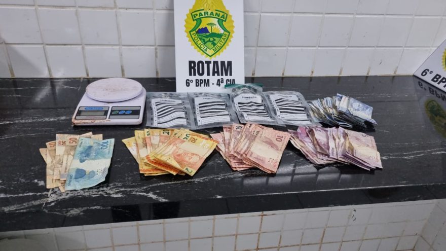 Rotam estoura ponto de tráfico no Interlagos e apreende drogas