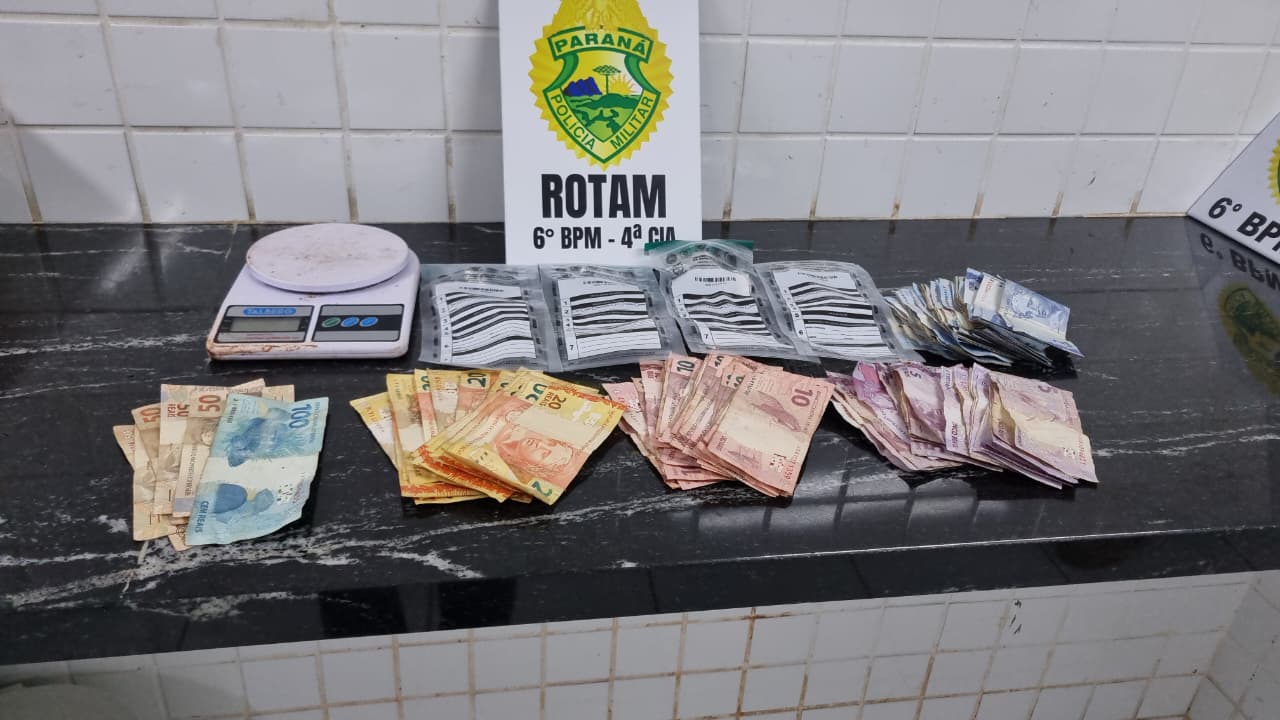 Rotam estoura ponto de tráfico no Interlagos e apreende drogas