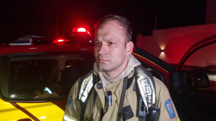 “A evacuação antecipada evitou uma tragédia”, destaca tenente após incêndio em prédio de Cascavel