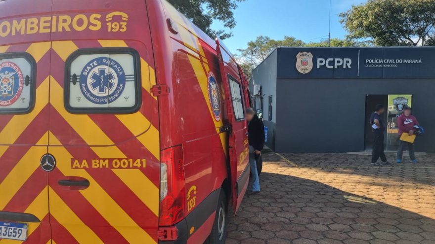Homem é socorrido pelo Siate na 15ª SDP em Cascavel