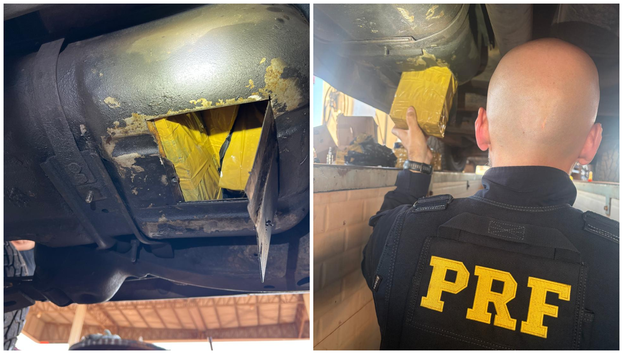 PRF apreende 365 doses de tirzepatida escondidas em tanque de combustível na BR-277, em Cascavel