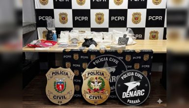 Imagem referente a Polícia Civil fecha laboratório de cocaína em Cascavel durante operação interestadual