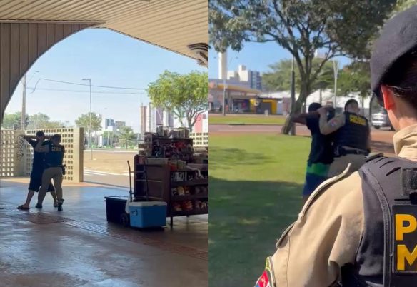 Praça da Bíblia e Terminal Oeste recebem reforço policial nesta quinta-feira (28)