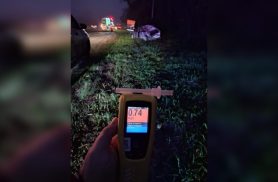 Motorista embriagado provoca grave acidente na BR-376