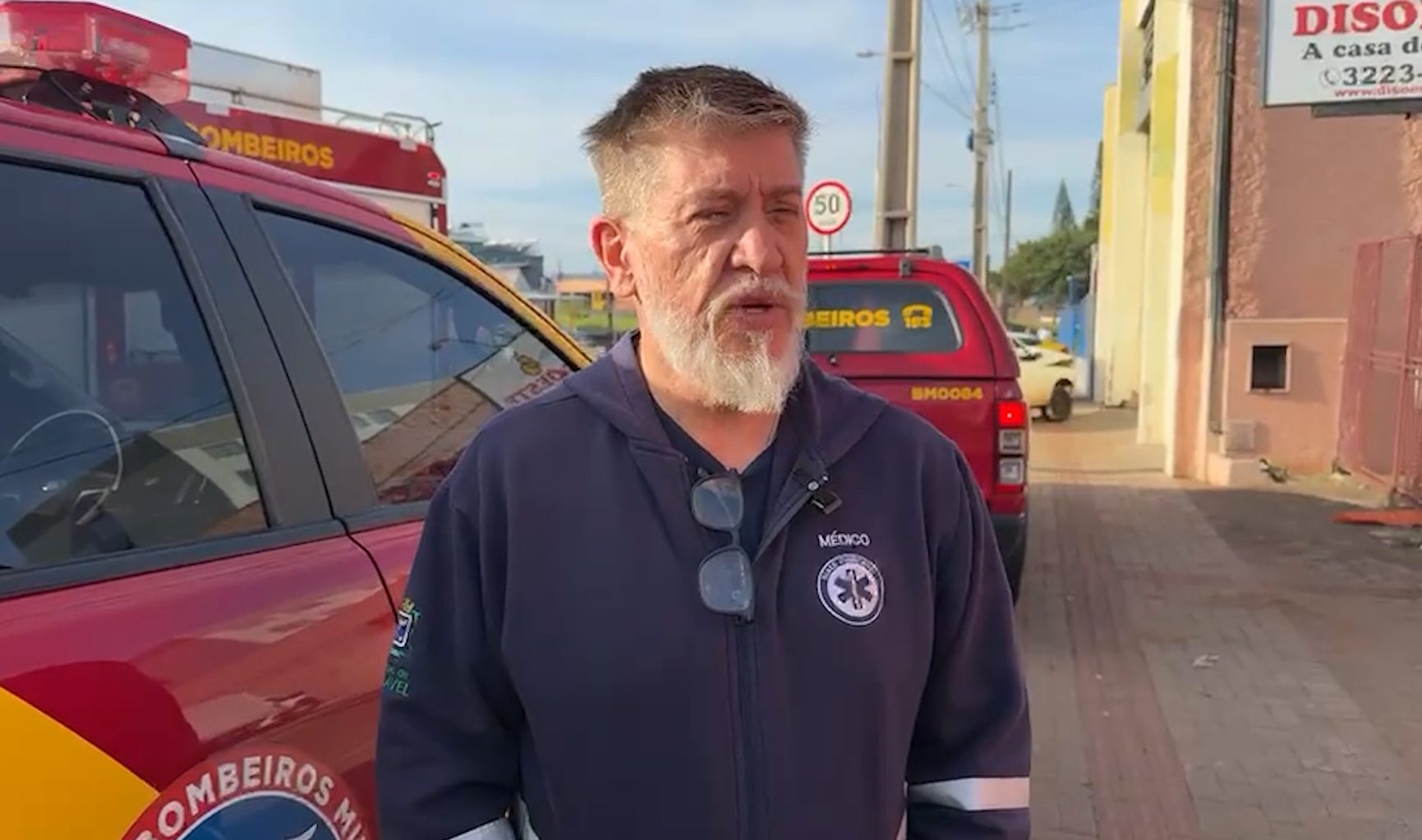 “Motorista se sentiu mal e perdeu a consciência no momento em que estava dirigindo”, afirma médico