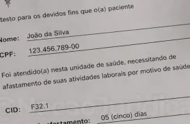 Funcionário é demitido por justa causa após apresentar atestado médico falso feito com IA