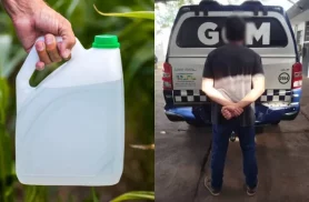 Homem espalha álcool em casa, ameaça matar mulher e enteadas queimadas
