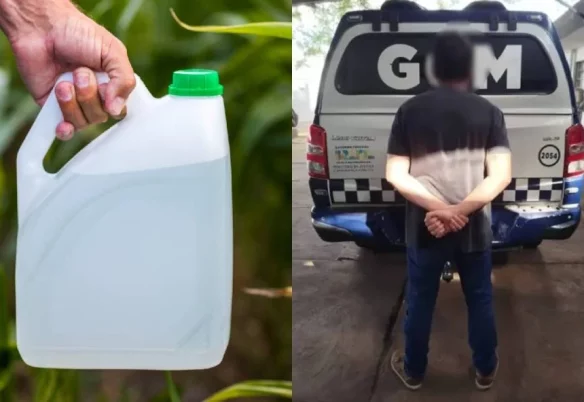 Homem espalha álcool em casa, ameaça matar mulher e enteadas queimadas