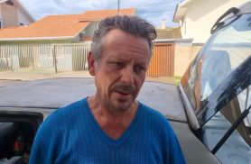 Vendedor de frutas relata “livramento” após quase ser atingido em capotamento