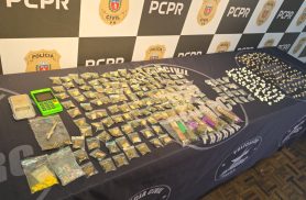 PCPR prende homem em flagrante por tráfico de drogas no bairro Ganchinho, em Curitiba