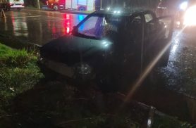 Acidente na PR-180 em Cascavel deixa idoso ferido