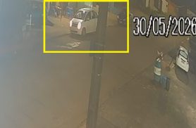 Conhece? Motorista bate em carro estacionado e vai embora no Santa Felicidade
