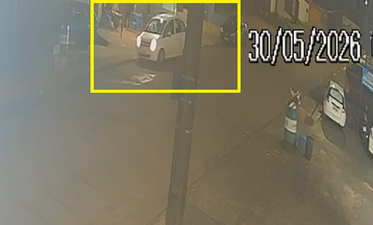 Conhece? Motorista bate em carro estacionado e vai embora no Santa Felicidade