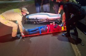 Fugindo da GM, homem se envolve em acidente de trânsito no Brasmadeira