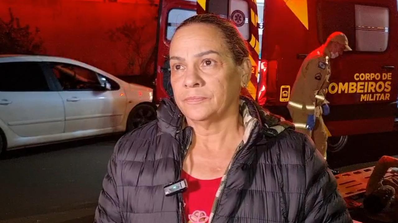 Testemunha comenta acidente que deixou homem e mulher feridos