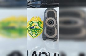 PM combate perturbação de sossego e aparelho de som é apreendido no Bairro Floresta