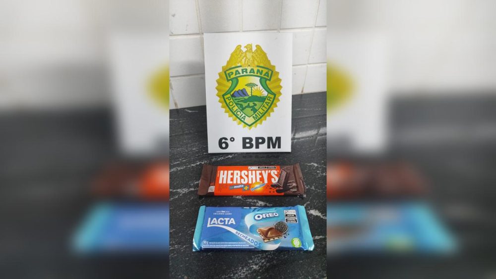 Funcionária é suspeita de furtar barras de chocolate em estabelecimento de Cascavel Imagem referente a Funcionária é suspeita de furtar barras de chocolate em estabelecimento de Cascavel
