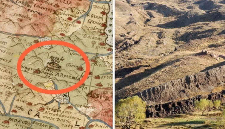 Mapa criado há 439 anos indica possível localização da Arca de Noé e indica montanha cercada por mistério Imagem referente a Mapa criado há 439 anos indica possível localização da Arca de Noé e indica montanha cercada por mistério