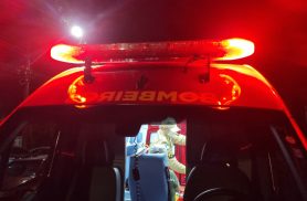Idosa fica ferida após queda em residência no Bairro Santo Onofre