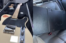Guitarra Fender rara é furtada na Região da FAG, em Cascavel
