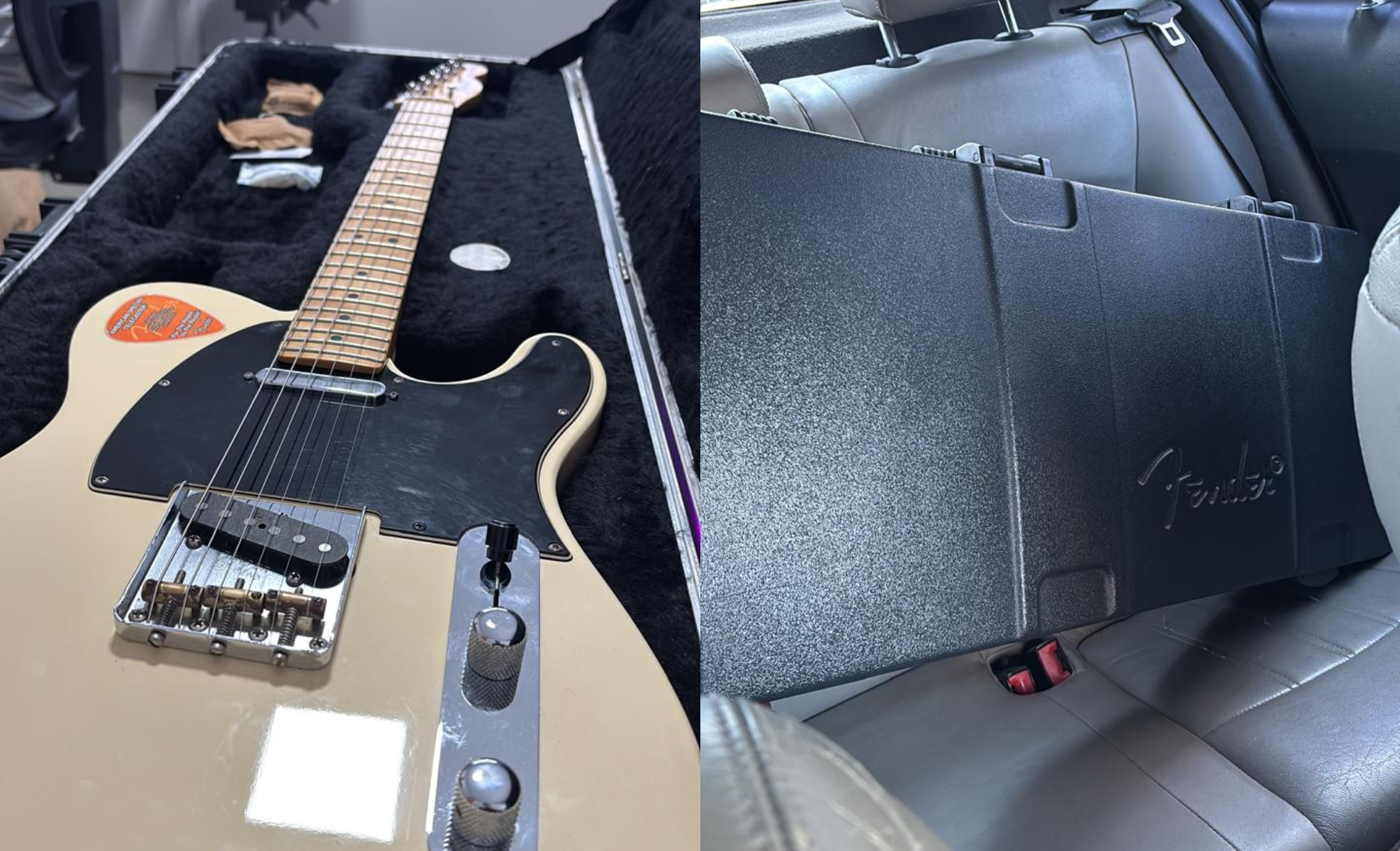 Imagem referente a Guitarra Fender rara é furtada na Região da FAG, em Cascavel