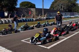 Jovens pilotos de Cascavel conquistam primeiro e segundo lugar na Copa Metropolitana de Kart