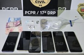 PCPR e PMPR prendem homem por tráfico de drogas e apreendem entorpecentes em Tuneiras do Oeste