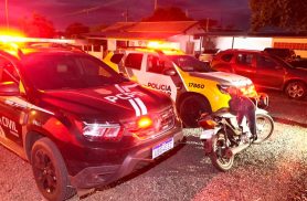 Motocicleta furtada em Umuarama é recuperada