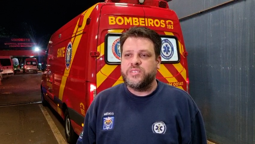 “Foi intubado” diz médico do Siate após mal súbito de condutor de caminhonete na Av. Carlos Gomes