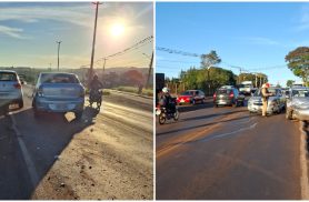 Batida transversal na PR-317 deixa três mulheres feridas em Toledo