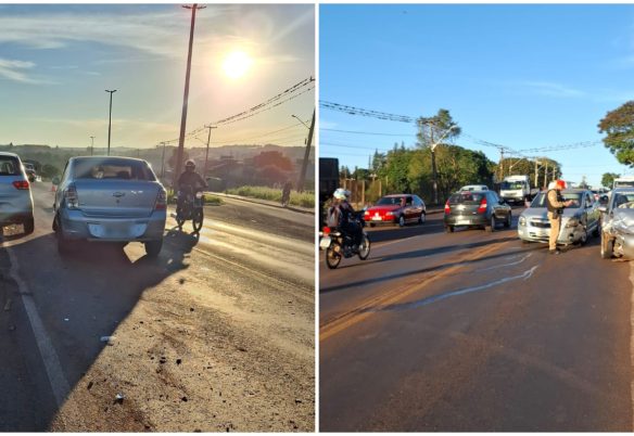 Batida transversal na PR-317 deixa três mulheres feridas em Toledo
