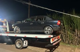 Quando parecia que a noite ia acalmar… Astra derruba poste no Periolo