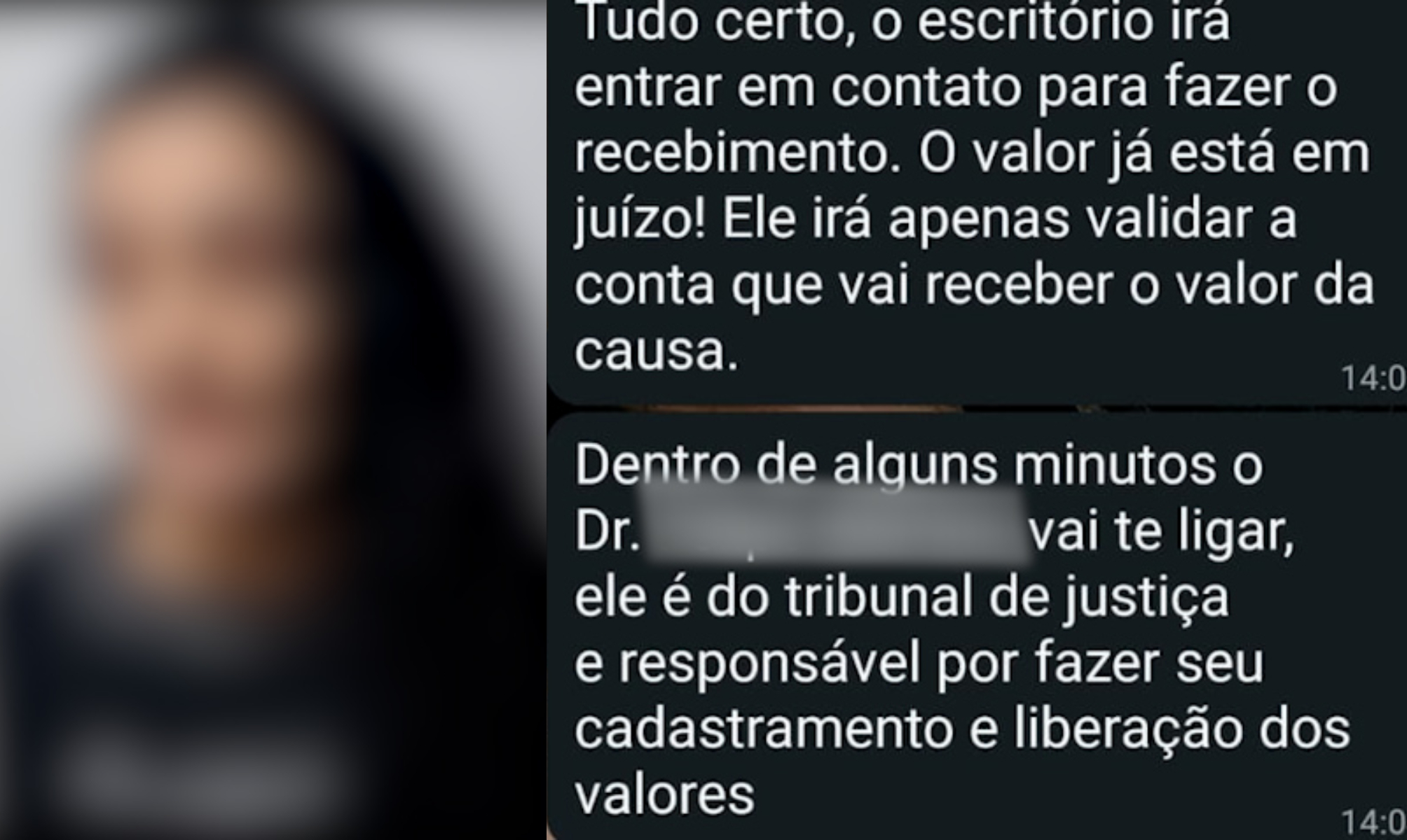 Vítima relata golpe do falso advogado e faz alerta para evitar novos casos